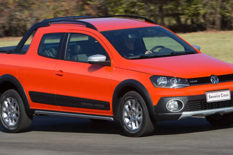 Nova picape Saveiro cabine dupla, lançada pela Volkswagen em setembro de 2014 (Volkswagen/Divulgação)