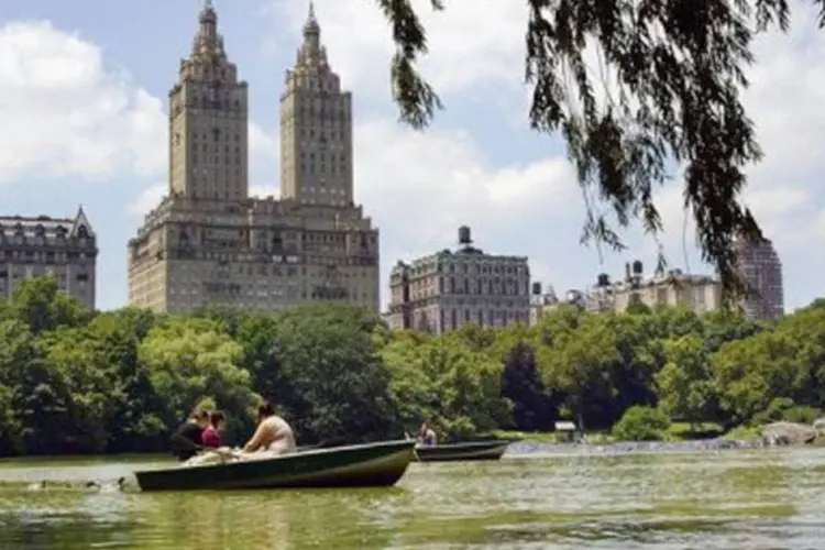 Vista da cidade de Nova York: "cidades americanas e europeias têm valores históricos que lhes dão uma forte vantagem competitiva", indicou o Citigroup (Spencer Platt/Getty Images/AFP)