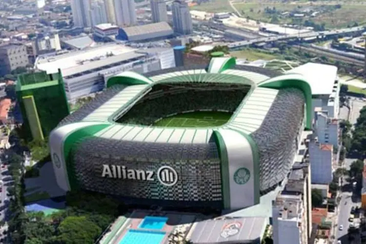 
	Projeto do est&aacute;dio Nova Arena Allianz, do Palmeiras: a construtora WTorre comunicou que o acordo com a empresa de alimenta&ccedil;&atilde;o j&aacute; foi cancelado
 (Divulgação)