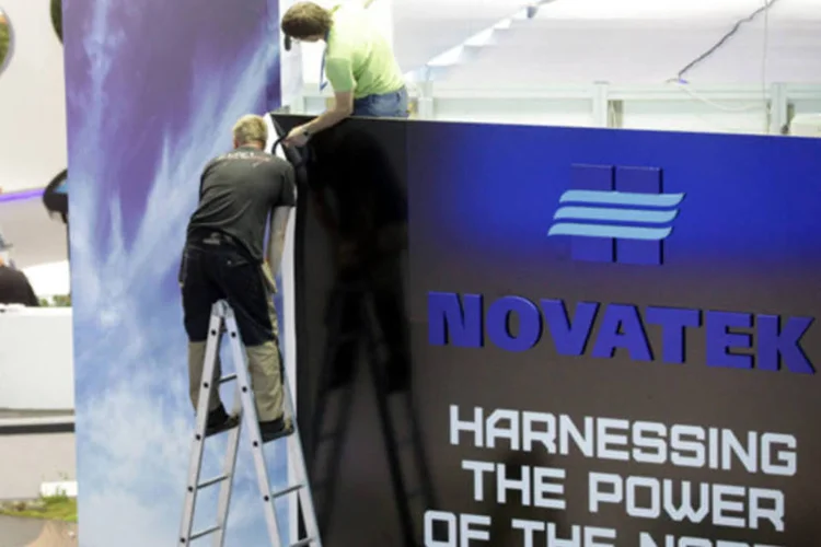 Novatek: acordo permite à companhia fortalecer sua posição no mercado de gás doméstico, onde tem aumentado sua participação as custas de outras empresas (Simon Dawson/Bloomberg)
