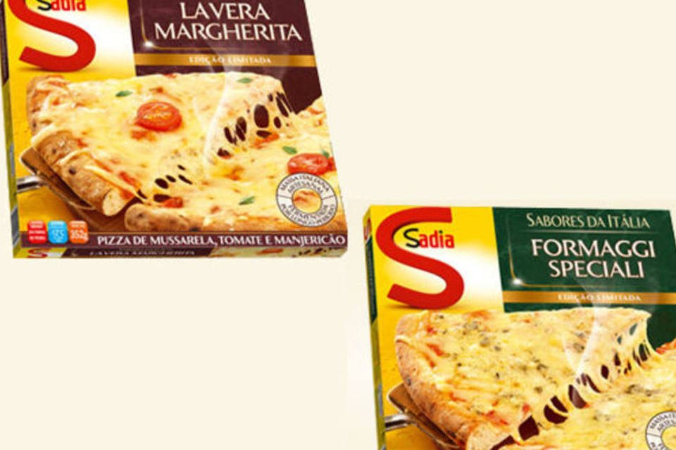 Sadia lança nova linha de pizzas congeladas
