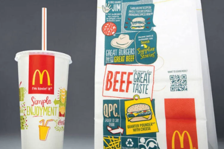 Novas embalagens do McDonald's (Divulgação)