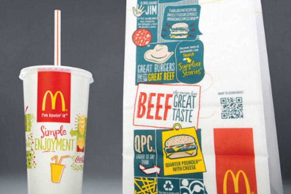 McDonalds muda embalagens de lojas no mundo todo