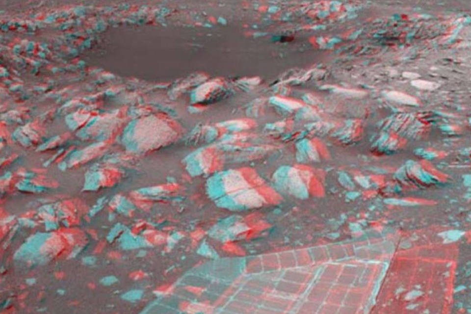 NASA libera novas imagens em 3D de Marte
