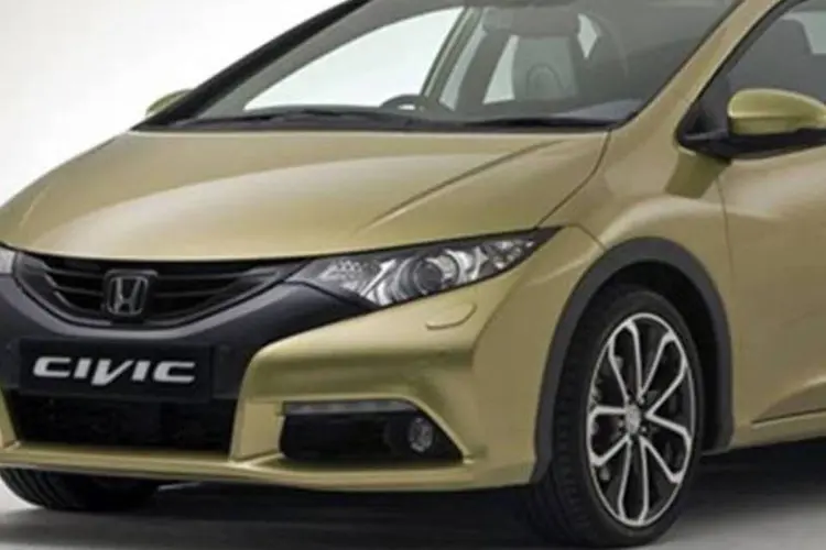 Carro Civic, da Honda: novo modelo do Civic foi criado para o mercado europeu (Divulgação via Quatro Rodas)