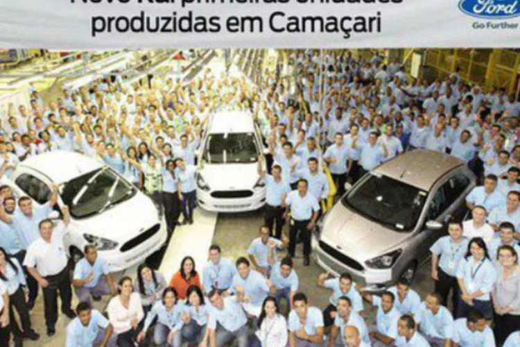 
	Novo Ka em Cama&ccedil;ari: planta tem capacidade de produ&ccedil;&atilde;o anual de 300.000 ve&iacute;culos
 (Divulgação)