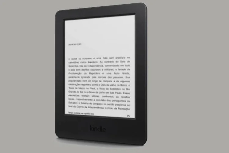 Novo Kindle: novo modelo do Kindle tem acesso ao acervo de 40 mil livros em português da Amazon (Divulgação)
