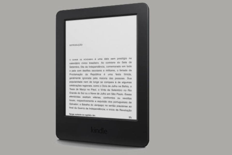 Amazon lança Kindle com tela sensível ao toque por R$ 299