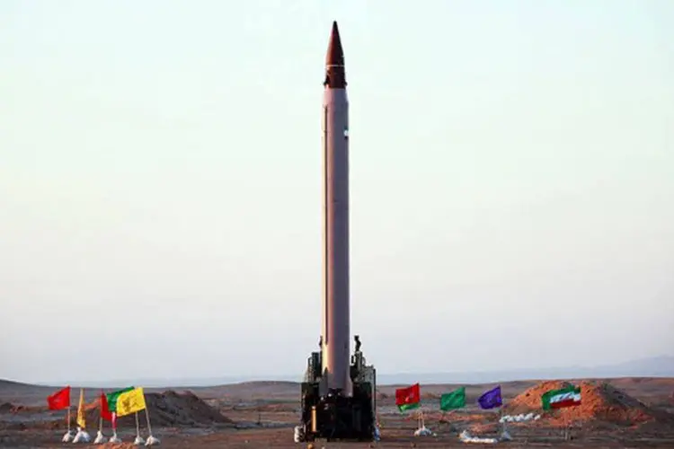 
	M&iacute;ssil iraniano de longo alcance: o painel observou que os foguetes iranianos lan&ccedil;ados entre 2012 e 2013 tamb&eacute;m violaram a resolu&ccedil;&atilde;o da ONU
 (Reuters / farsnews.com)