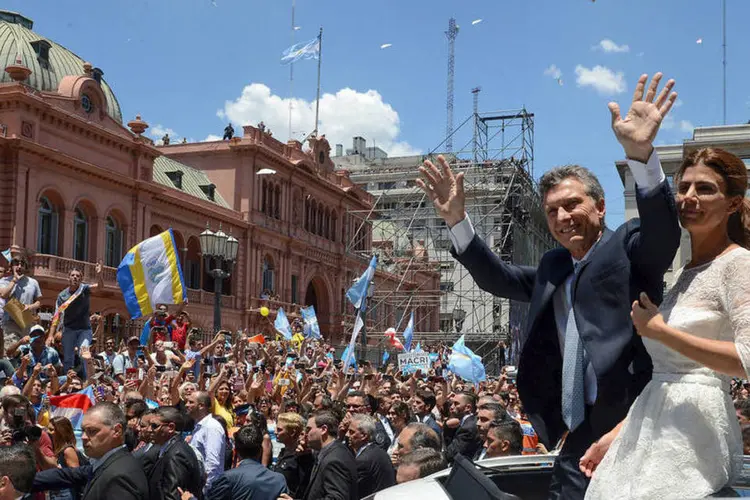 
	Novo presidente: Macri receber&aacute; primeiro na Casa Rosada, a sede do governo argentino, seu advers&aacute;rio na corrida presidencial
 (Reuters)