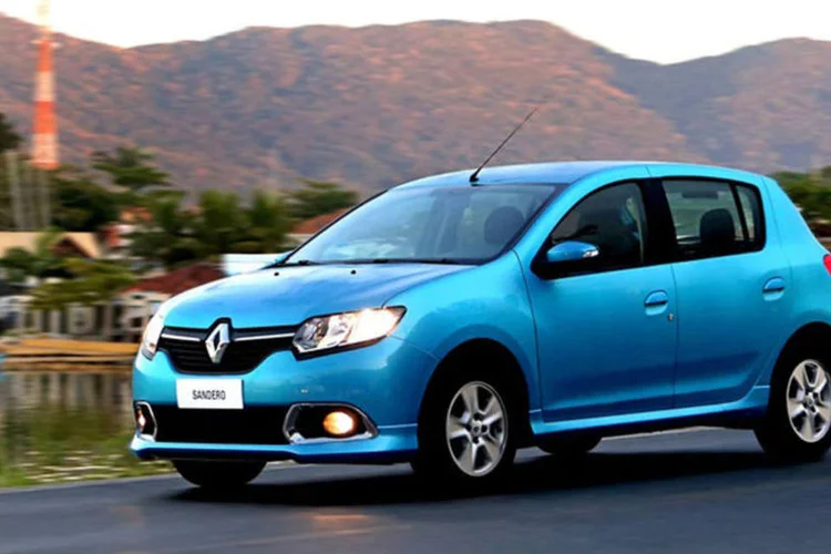 Novo Renault Sandero, lançado pela montadora em 2014 (Divulgação/Renault/Divulgação)