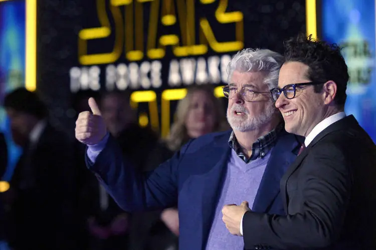 
	Star Wars: a Disney comprou a Lucasfilm, empresa de George Lucas, e os direitos da saga espacial em 2012 por mais de quatro bilh&otilde;es de d&oacute;lares
 (Kevork Djansezian / Reuters)