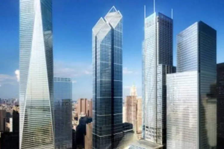 Projeto do novo World Trade Center: espaço comercial irá ajudar na revitalização da área (Silverstein Properties/World Trade Center/Divulgação)