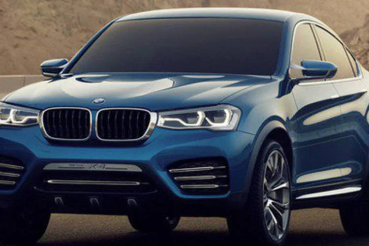 Teaser do novo X4 revelado pela BMW, que deverá ser apresentado no Salão de Genebra na próxima quinta-feira (Divulgação/BMW)