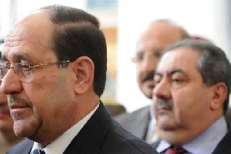 O primeiro-ministro iraquiano, Nuri al-Maliki: a crise paralisou o governo e, em particular, o Parlamento (Yasser al-Zayyat/AFP)