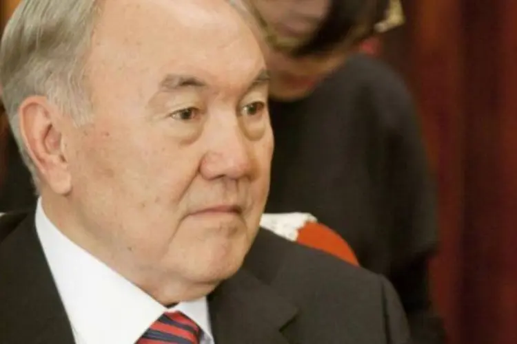 Nursultan Nazarbayev, presidente do Cazaquistão: em 2010, o país se tornou o primeiro muçulmano ex-soviéticoa presidir a Organização para a Segurança e Cooperação na Europa (Getty Images)