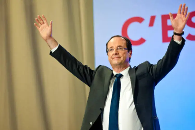 Hollande chega à presidência após uma intensa campanha eleitoral, com todas as pesquisas publicadas nos últimos dias a seu favor (Getty Images)