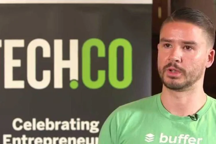 O CEO da startup Buffer, Joel Gascoigne (Reprodução)