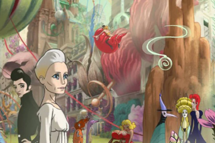 
	Trecho de &quot;O Congresso Futurista&quot;:&nbsp;filme come&ccedil;a em live action, mas vira uma anima&ccedil;&atilde;o no seu decorrer
 (Reprodução)