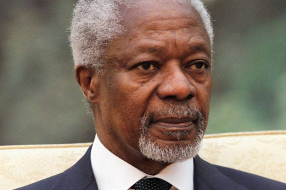 Síria aceita plano de Kofi Annan com reservas