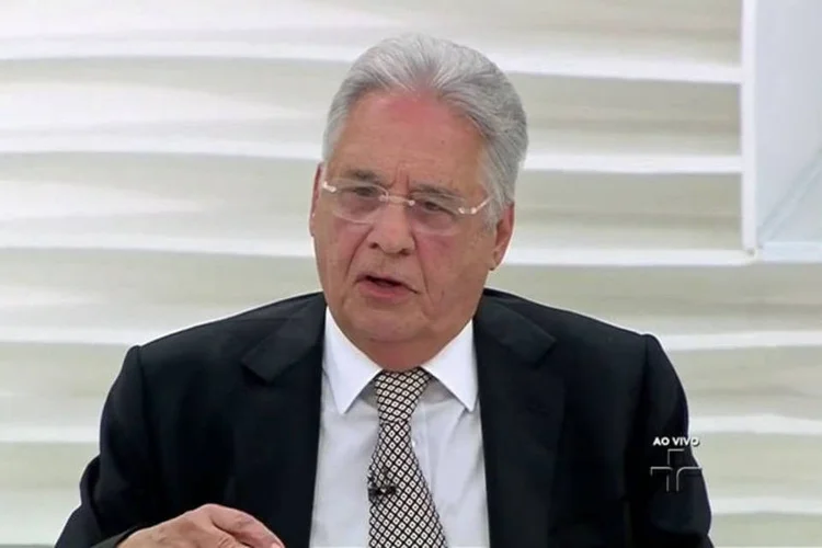 
	Fernando Henrique Cardoso: ao fundo a m&uacute;sica da vinheta, com um som popular de forr&oacute;, a letra diz &quot;quatro, cinco, seis, &eacute; Matarazzo com voc&ecirc;s&quot;
 (Reprodução/YouTube)