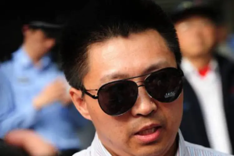O militante cego: ''Atualmente, a situação de direitos humanos na China está se deteriorando'' (©AFP / Mark Ralston)