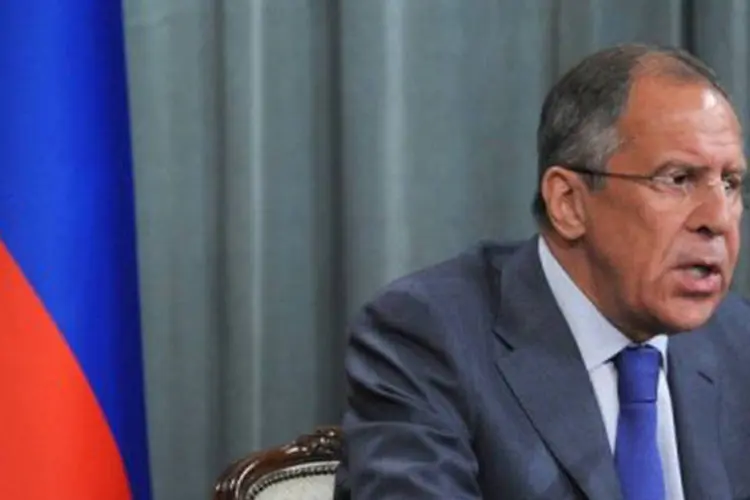 Lavrov foi confirmado como chefe da diplomacia em um governo no qual foram renovados "três quartos" dos ministérios
 (Alexander Nemenov/AFP)