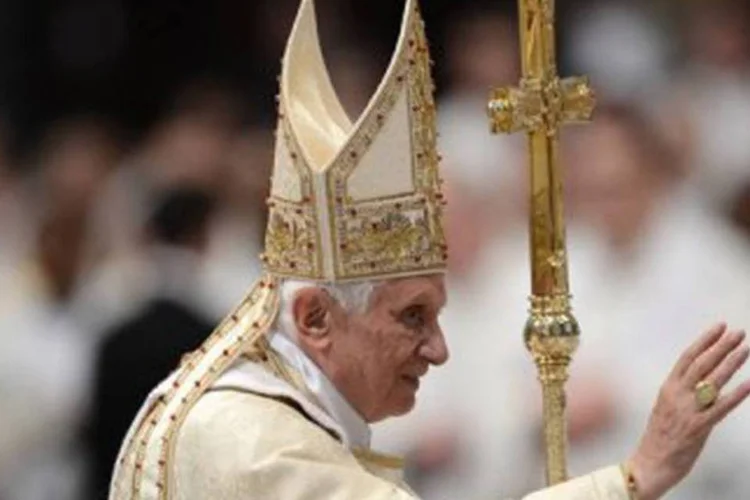 O Papa falou para 1.600 cardeais, bispos e padres reunidos na Basílica de São Pedro
 (Vincenzo Pinto/AFP)