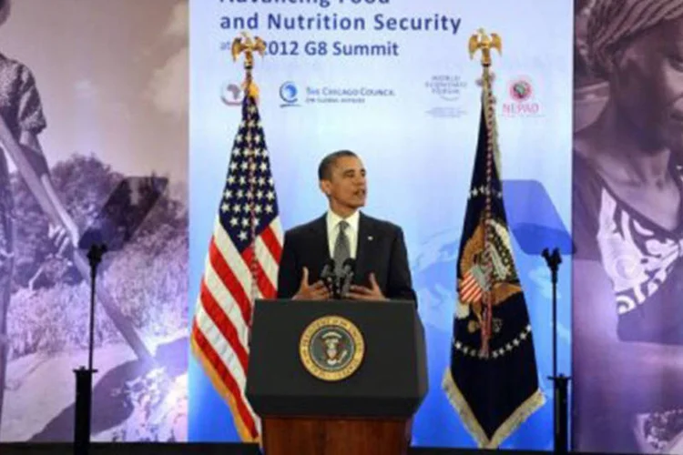 Barack Obama: "os objetivos são aumentar a renda dos agricultores e tirar milhões de mulheres e crianças da situação de pobreza" (Jewel Samad/AFP)