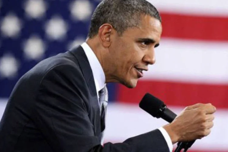 Obama reiterou que esteve "em contato frequente com os líderes europeus durante os últimos meses", e que considera que eles estão "na direção certa" (Jewel Samad/AFP)