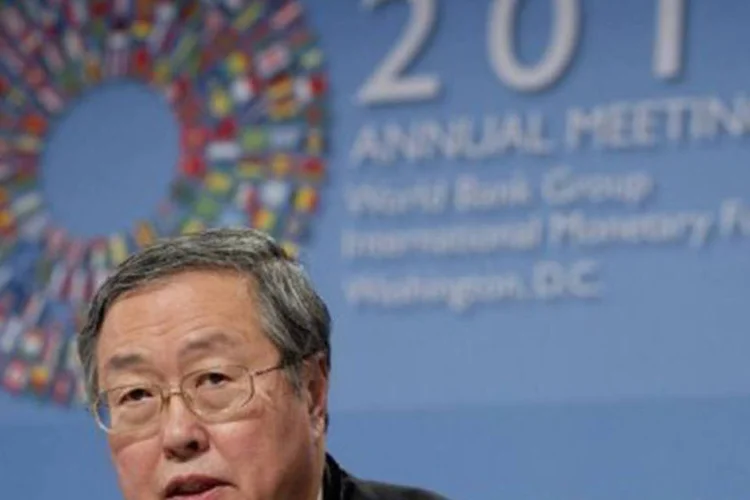O presidente do Banco Central da China, Zhou Xiaochuan, fez a afirmação durante fórum de Boao sobre a integração econômica na Ásia (Saul Loeb/AFP)