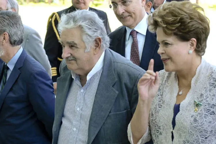 ''No fundo, tentamos vender o esforço do trabalho dos uruguaios'', explicou Mujica (Antonio Cruz/ABr)