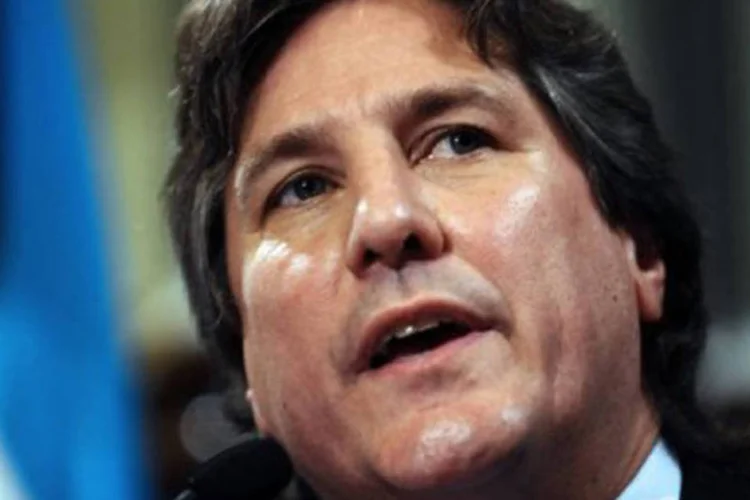 
	Vice-presidente argentino Amado Boudou: pol&iacute;tico j&aacute; havia sido acusado por&nbsp;enriquecimento il&iacute;cito
 (©AFP / Daniel Garcia)