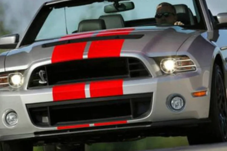 Ford Mustang Shelby GT500 Convertible: montadora irá fabricar carro de acordo com preferência do dono do lance vencedor (Divulgação)