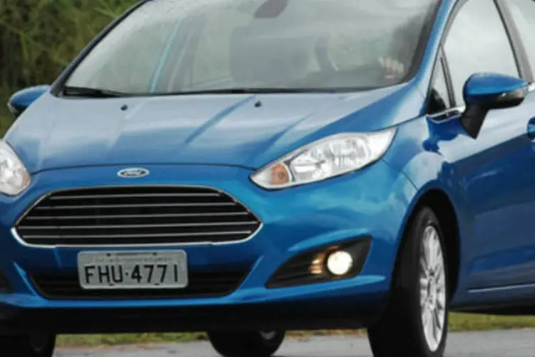 New Fiesta, da Ford: vendas do hatchback subiram significativamente desde o início de sua fabricação no Brasil (Divulgação)