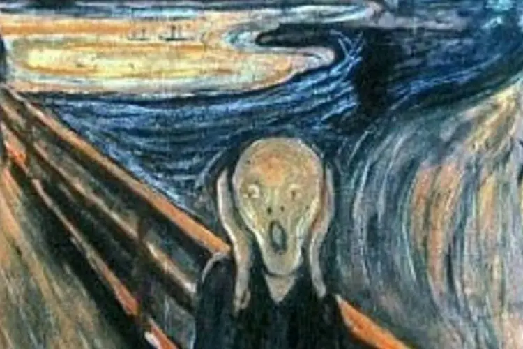 "O Grito": a obra-prima de Munch pode ser avaliada em US$ 80 milhões em leilão (Wikipedia/Reprodução)