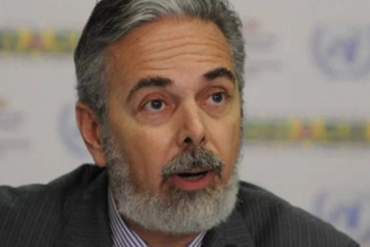 
	O ministro das Rela&ccedil;&otilde;es Exteriores brasileiro Antonio Patriota: &#39;&#39;Tivemos desenvolvimentos extremamente positivos nos &uacute;ltimos dias&#39;&#39;
 (©AFP / Evaristo Sa)
