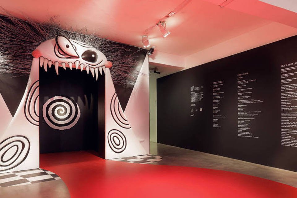Entrada: a mostra "O Mundo de Tim Burton" fica no MIS até o dia 15 de maio (MIS/Letícia Godoy)