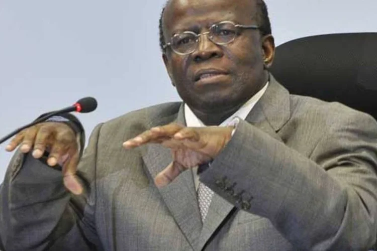 
	O presidente do STF, ministro Joaquim Barbosa: rela&ccedil;&atilde;o entre os dois poderes tamb&eacute;m foi citada no discurso de posse do novo presidente da C&acirc;mara, Henrique Eduardo Alves
 (Valter Campanato/ABr)