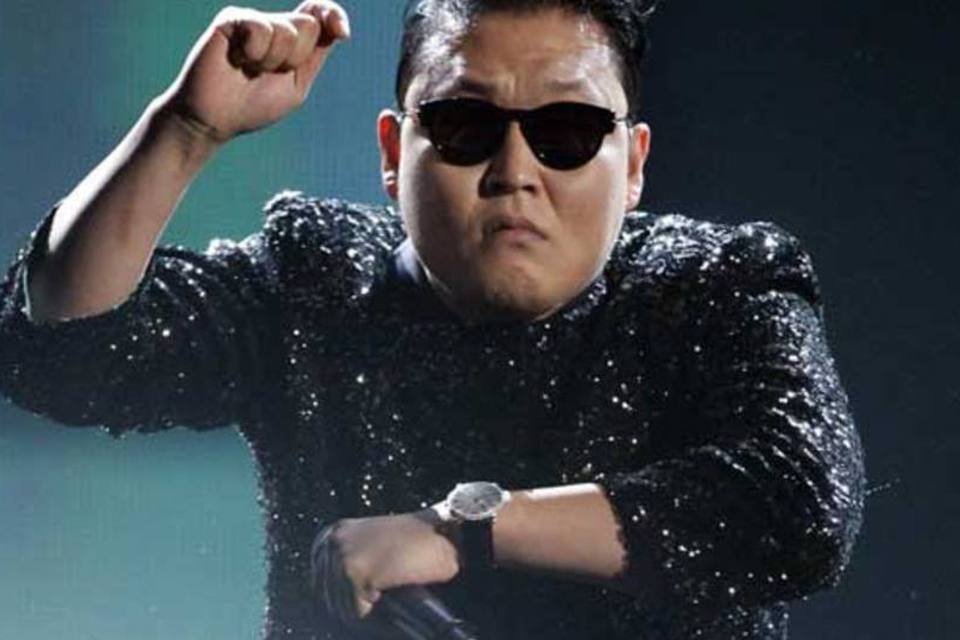 
	O rapper sul-coreano Psy: v&iacute;deo alcan&ccedil;ou esta semana 2,15 bilh&otilde;es de visitas no YouTube
 (REUTERS/Danny Moloshok)