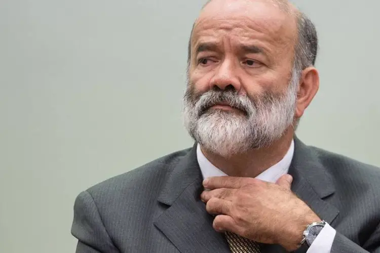 
	Tesoureiro do PT, Jo&atilde;o Vaccari Neto, na CPI da Petrobras
 (Marcelo Camargo/ Agência Brasil)