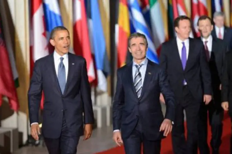 Em Chicago, Obama e os presidentes dos outros 27 países aliados da Otan concordaram com a transferência das operações ao exército e ao governo afegão em 2013 (Eric Feferberg/AFP)