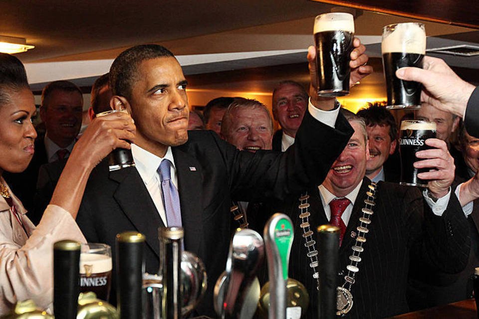 Cerveja: mutação no organismo há 10 milhões de anos permitiu ingestão de álcool (Irish Government - Pool/Getty Images)