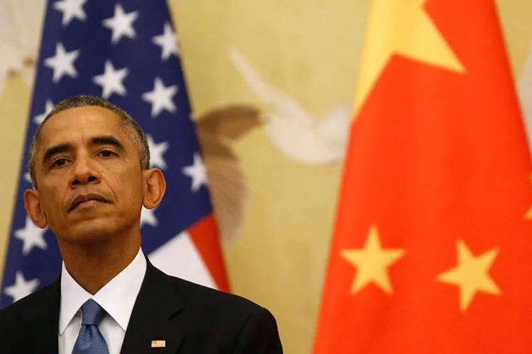 Obama: seu país "sempre vai defender o direito das pessoas se expressarem", disse (REUTERS/Kevin Lamarque)