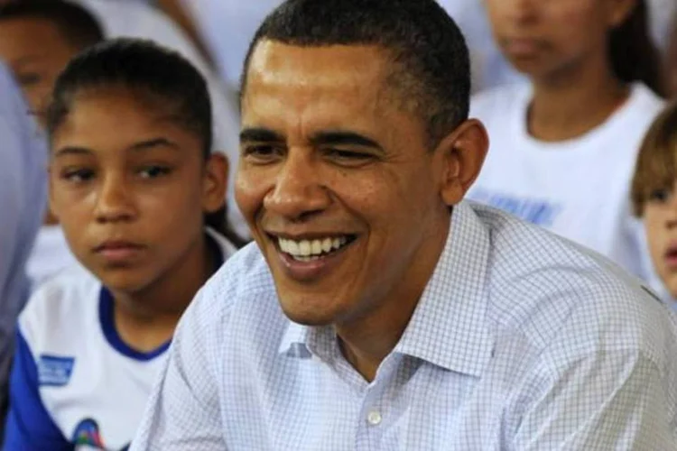 O presidente Obama visita escola da Cidade de Deus, no Rio de Janeiro (Fabio Rodrigues Pozzebom/ABr)