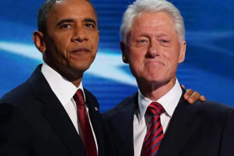
	Bill Clinton defendeu a gest&atilde;o econ&ocirc;mica de Barack Obama
 (Chip Somodevilla/Getty Images/AFP)