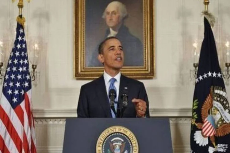 Projeto de lei havia sido aprovado pela Câmara de Representantes dos Estados Unidos na noite desta sexta-feira em resposta ao discurso do presidente dos Estados Unidos, Barack Obama, feito na manhã desta sexta-feira (Getty Images)