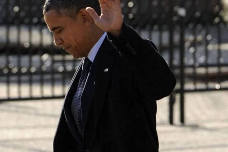 Recebido pelos soldados e suas famílias, Obama não poupou agradecimentos às tropas pelo 'extraordinário trabalho' realizado no Iraque (Getty Images)