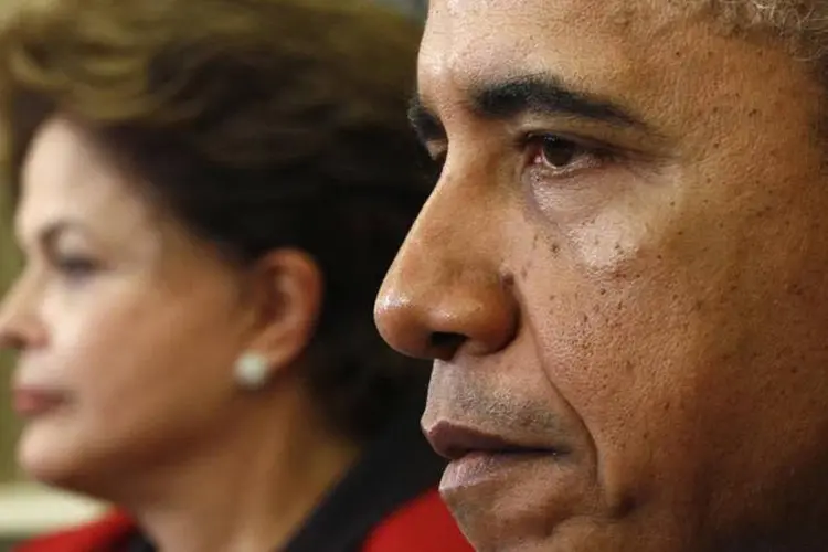 
	Obama e Dilma: em 2013, ela tornou-se um dos poucos l&iacute;deres na hist&oacute;ria a cancelar visita de Estado a Washington
 (Kevin Lamarque/Reuters)