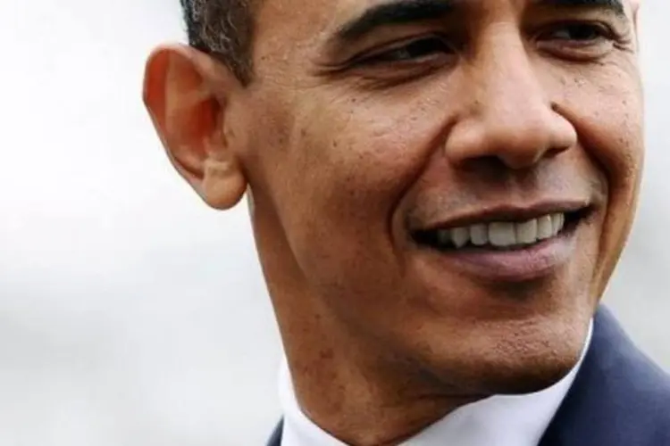 O presidente Barack Obama: "A economia está crescendo forte. A recuperação está acelerando" (Jewel Samad/AFP)